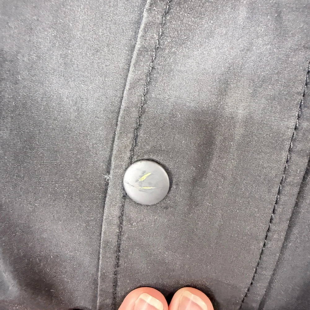 Old Navy Windbreaker Hooded Jacket Black Boys L‎ 10-12 Full Zip